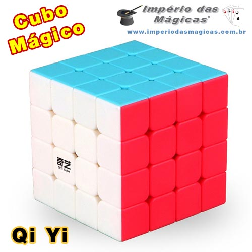 Cubo Mágico Profissional 4x4x4 Qiyi Qiyuan S Stickerless 